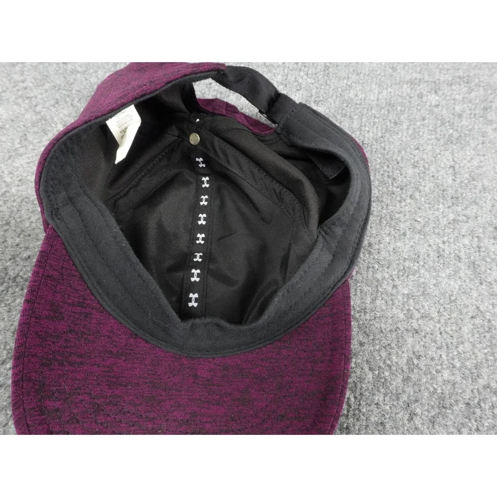 Under‎ Armour Womens Purple Heathered Adjustable Strapback Baseball Hat OSFA